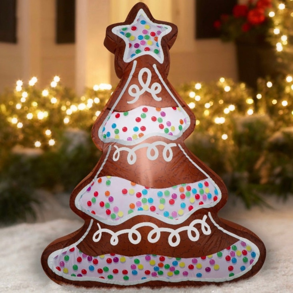 Gingerbread Christmas Tree Inflatable